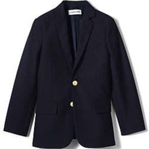 Land's End Men's Black Hopsack Blazer, various sizes, NWT